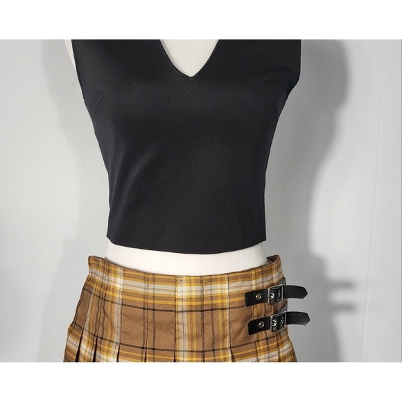 Zara‎ Basic Top V-Neck Sleeveless Fitted Black Tank Top Size Small - Picture 2 of 7